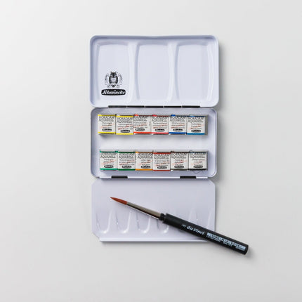 Schmincke Horadam 12 1/2 godets & Brush - IndiGraph