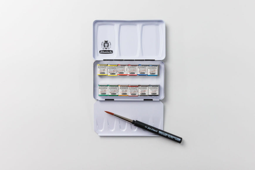 Schmincke Horadam 12 1/2 godets & Brush - IndiGraph